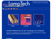 Tablet Screenshot of lamptech.de